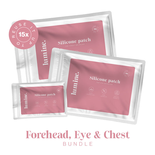 Csomag - Szilikon ránctalanító tapaszok – SZEM + HOMLOK + MELLKAS